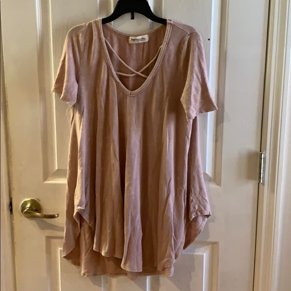 Super soft Blush color top by Impressions